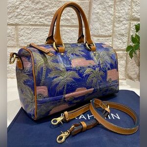 🚫SORRY SOLD🚫🌴🌴 Extremely Rare !!! NAVY COPA CABANA “CRANDALL” Brahmin Satchel